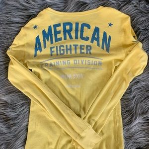 American fighter long sleeve